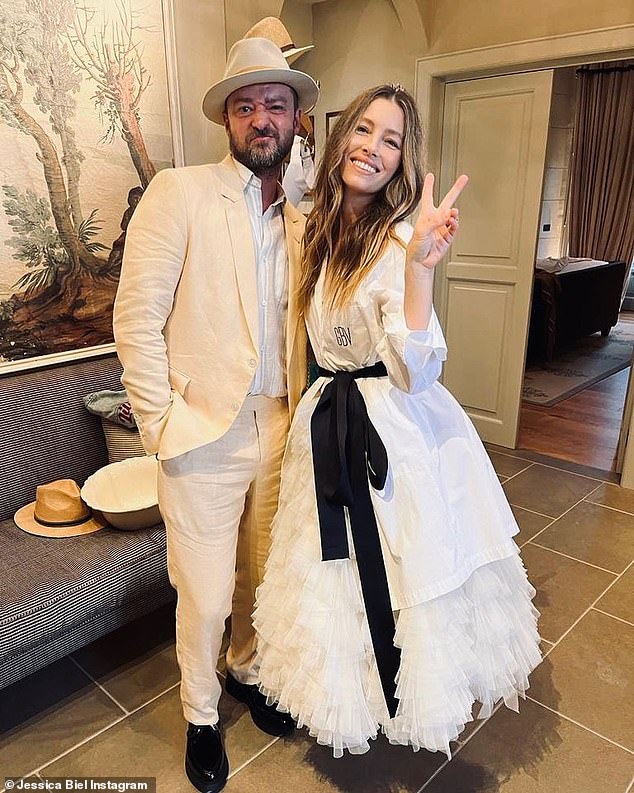 Jessica Biel took to Instagram to reveal that she and husband Justin Timberlake secretly renewed their wedding vows in Italy