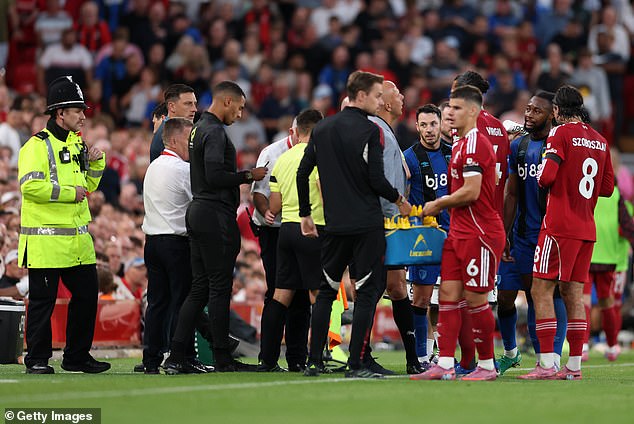 Van Dijk called the incident an 'absolute disgrace' and pledged his support for Semenyo