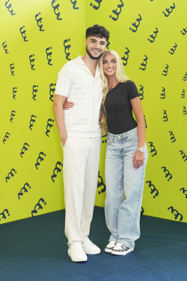Junior and Princess Andre at an ITV press launch.