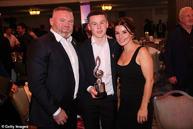 Wayne Rooney and wife Coleen supported Kai at the recent Super Cup NI