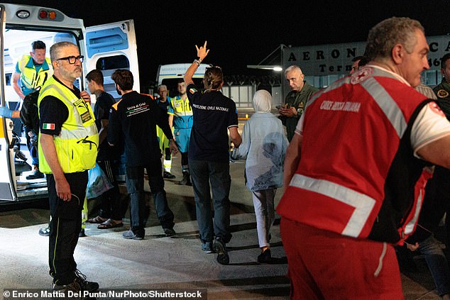 The patient was admitted to Pisa University Hospital late Wednesday and died on Friday. She was removed from the Gaza Strip as part of a humanitarian mission and arrived with a 'with a very complex, compromised clinical picture,' according to the hospital