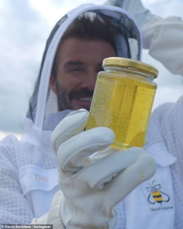 The former England footballer, 50, has a profound interest in the insects, and even launched his own honey-based snack business in recent years