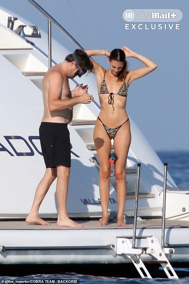 At 50, the actor looked relaxed and happy while enjoying one of his most intimate getaways yet