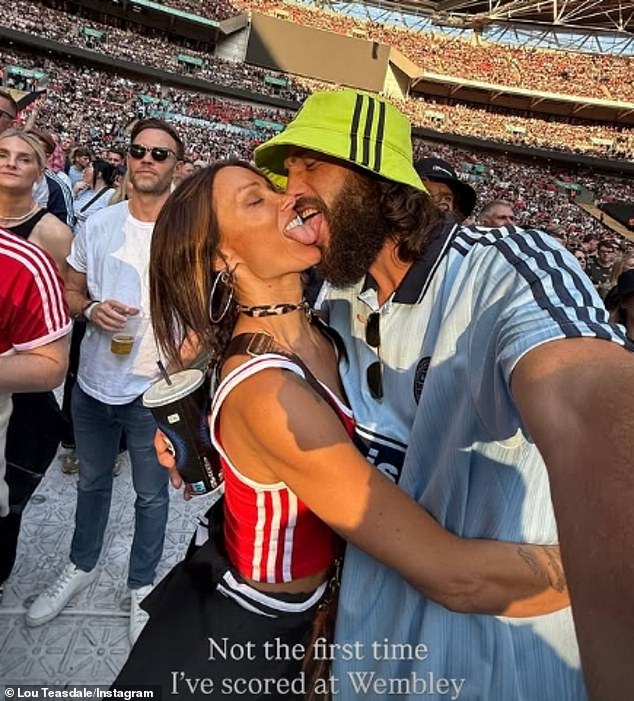 Initial reports claimed the footballer dumped the make-up artist - however, Daily Mail exclusively revealed it was in fact Lou who called off the relationship