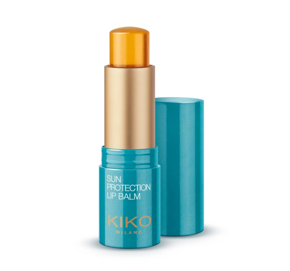 Kiko Milano sun protection lip balm.