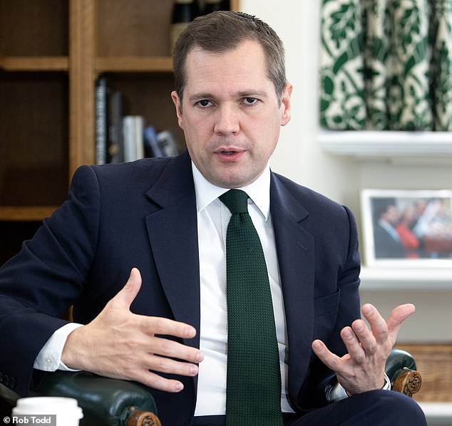 Mr Jenrick (pictured) said a cursory look at Dr Kandiah's social media would have revealed his outlandish beliefs, including an attack on the Tories ' Rwanda scheme for returning migrants as unchristian and his criticism of Ms Sweeney