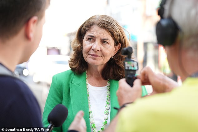 The row over shoplifting intensified last week when Labour's policing minister Dame Diana Johnson was accused of 'victim blaming' by asking shopkeepers to conceal high-value goods