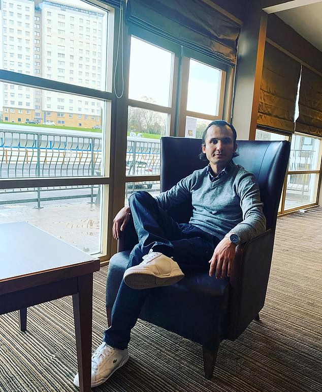 Exclusive pictures obtained by the Mail show Nikzad relaxing in the taxpayer-funded accommodation