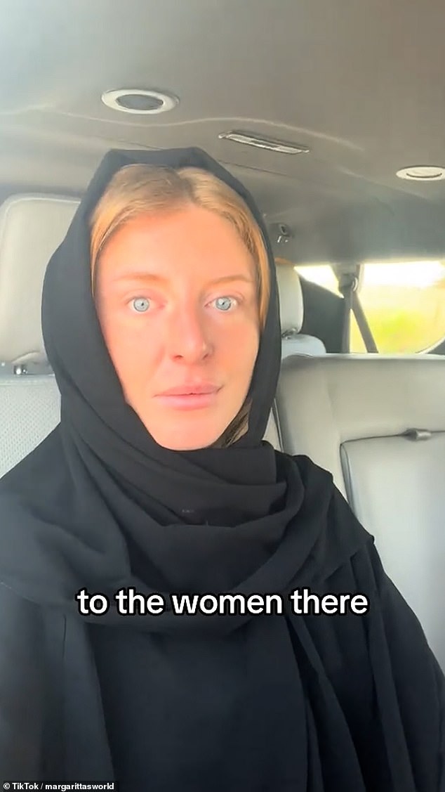 Chloe isn't the only influencer to spark controversy by encouraging tourism to Afghanistan as a German TikToker also landed herself in hot water recently. Margaritta (pictured) , 33, took a three-month solo trip in May 2024 to the country