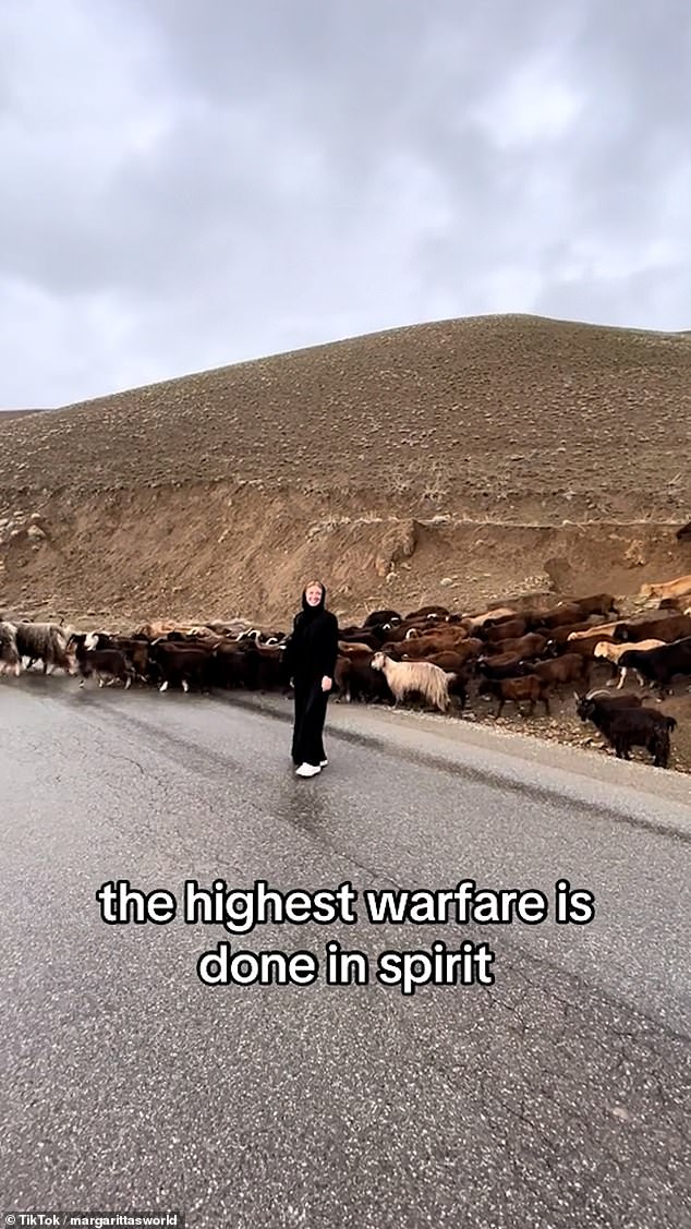 She praised the Afghan way of life and said she felt safe and even powerful as a woman during her visit