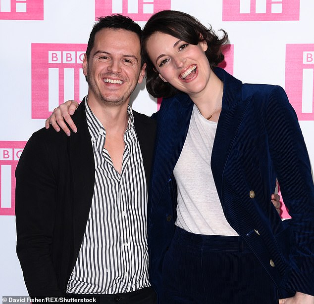 Fleabag ¿s ¿hot priest¿ Andrew Scott (left) and Gladiator star Paul Mescal were also seen