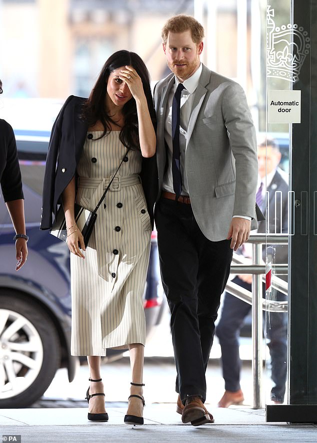 The event marked an important step in introducing Harry's bride-to-be to the world stage and came as a surprise to royal observers, as it is unusual for someone who has not yet married into the Royal Family to be involved in such a high-profile occasion