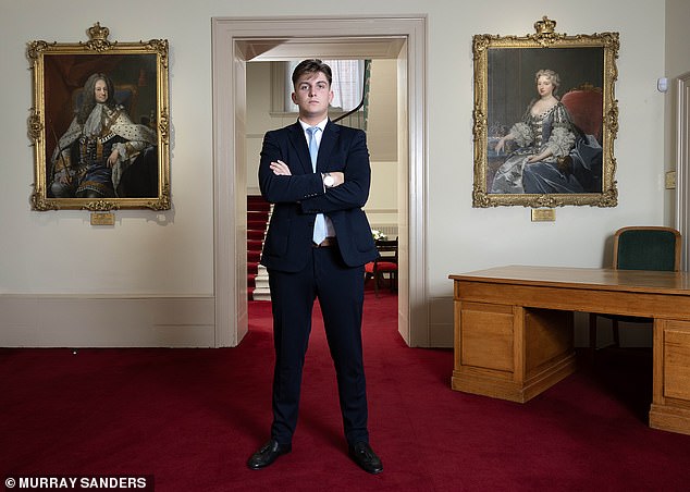 George hasn't yet voted in a general election (he wasn't old enough at the last one) - but he is Britain's youngest council leader