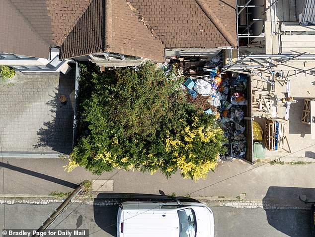 Residents said a few years ago the council came to clear up the mess - and it quickly returned along with the 'unbearable' stench