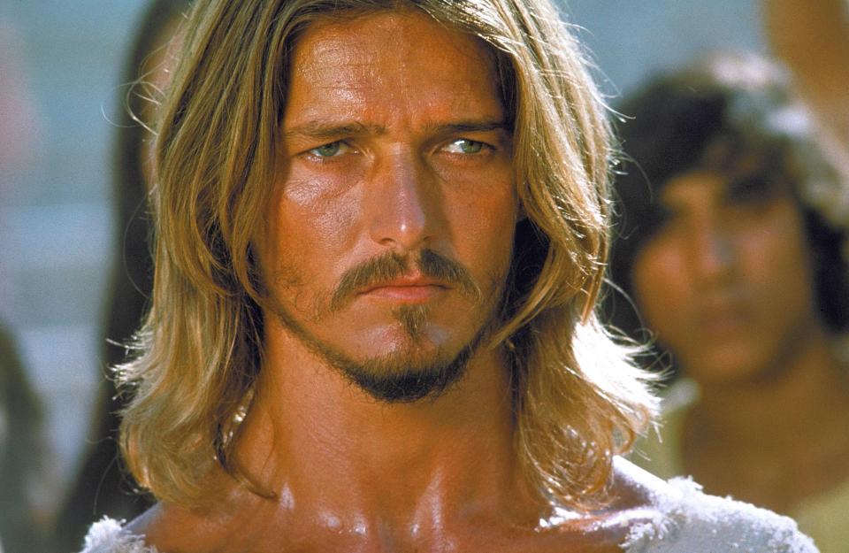 Ted Neeley as Jesus Christ in Jesus Christ Superstar (1973).