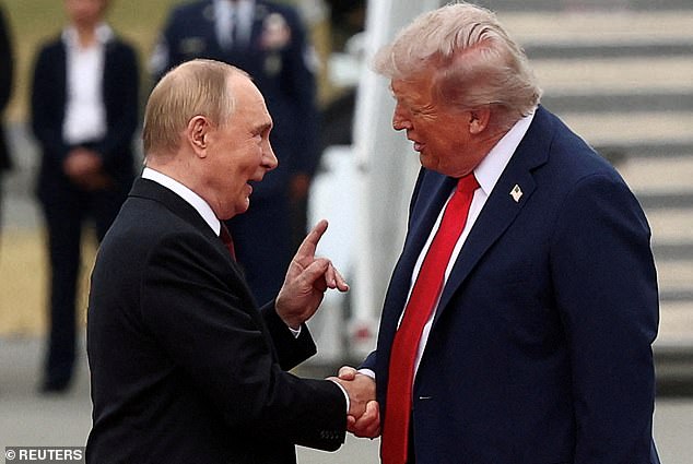 Trump wore a broad smile as if he was hosting an old friend, not a tyrant whose supporters regularly threaten nuclear armageddon against the West and who clearly sees the US – and the UK – as Russia ’s historic enemies