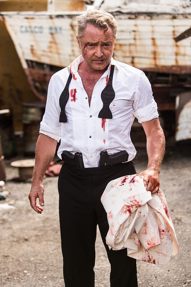 Flatley had only just entered retirement when he surprised fans by reinventing himself as an actor in his self-financed, self-produced and self-written thriller, Blackbird (pictured)