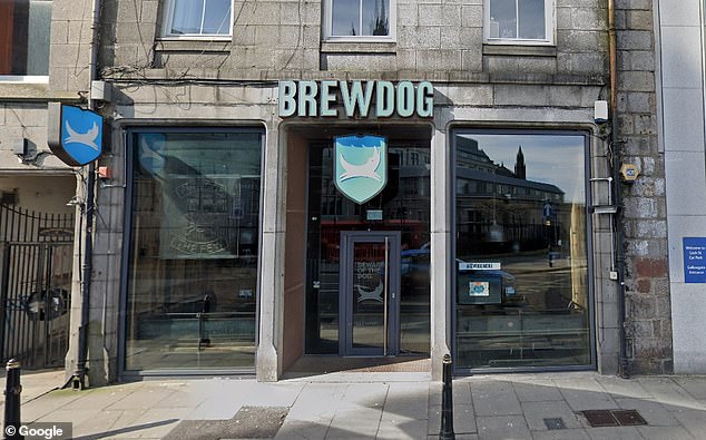 BrewDog's first standalone bar in Aberdeen's Gallowgate (pictured) was among the 10 sites to close