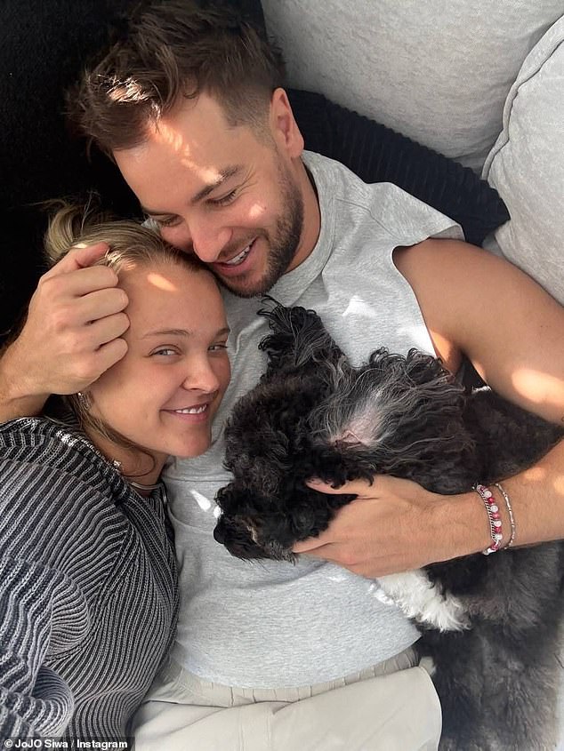 But are Englishmen the next best thing? Daily Mail reveals all the American girls who fell victim to the British charm... (pictured JoJo Siwa and Chris Hughes)