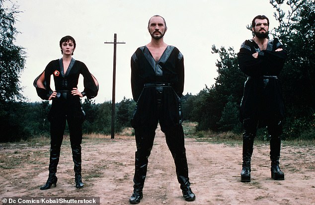 (From left) Sarah Douglas, Terence Stamp and Jack O'Halloran in Superman II in 1980