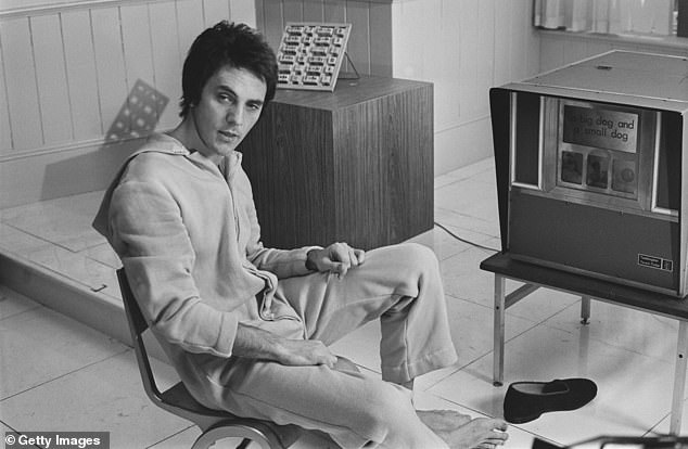 Terence Stamp during the filming of 'The Mind of Mr Soames' at Shepperton Studios in 1969