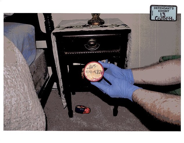 Sharon had instructed the children to write her phone number underneath a Russian doll which was kept on a bedside locker in the guest bedroom