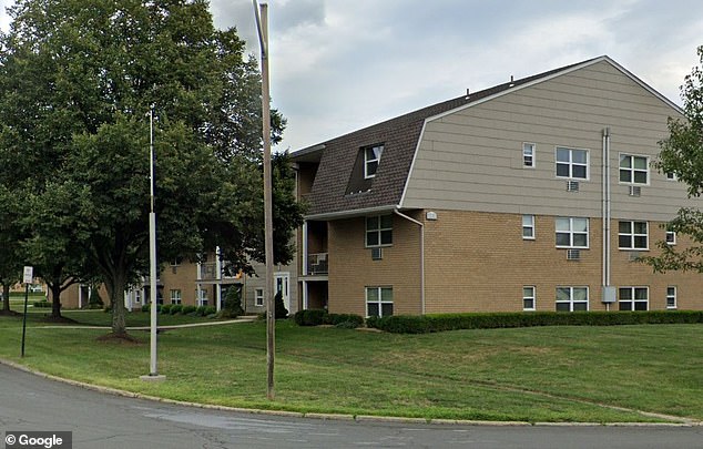Florence's apartment block in Middletown, New York