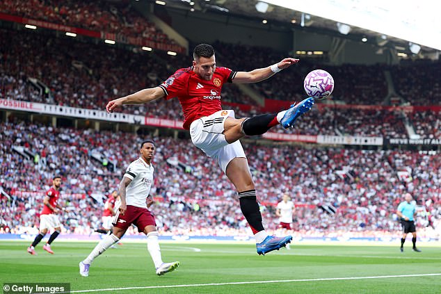 Diogo Dalot is one of Amorim's trusted lieutenants and he shut down Arsenal's left-hand side