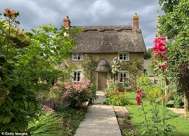 Despite the allure of moving abroad, a country cottage was favoured by most Brits as a second home (file image)