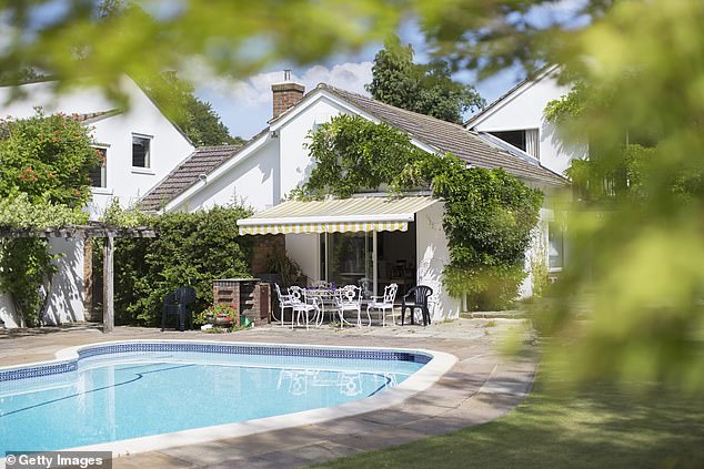 Four in 10 people said they would like a swimming pool in their ideal holiday home