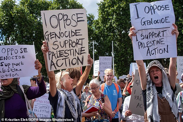 Palestine Action has been proscribed as a terrorist group but protesters have continued to hold demonstrations under its name