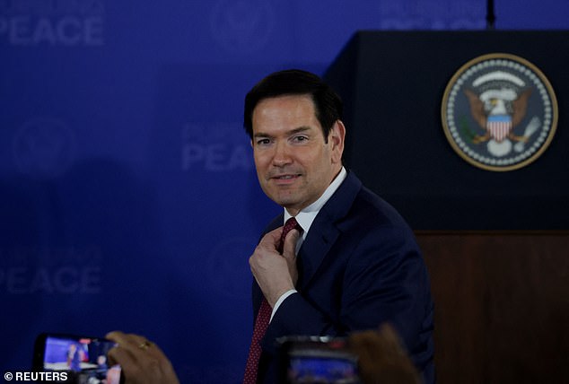 Secretary of State Marco Rubio said ideas were discussed in Alaska that ‘we know the Ukrainians could be very supportive of’. But he warned it may be that ‘peace is not going to be possible’