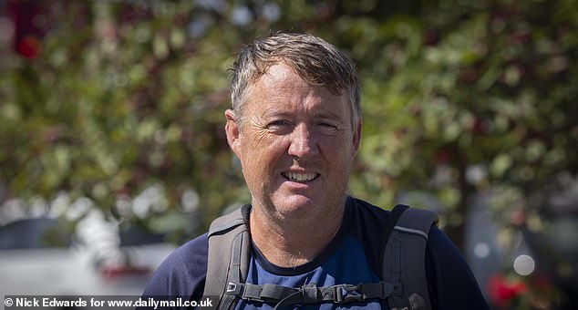 Andrew Miller (pictured), 53, took just weeks to move into his Margate property nearby several years ago. The volunteer gardener said: 'It's such a buzzing place. There's a very quick turnaround, it's fantastic'