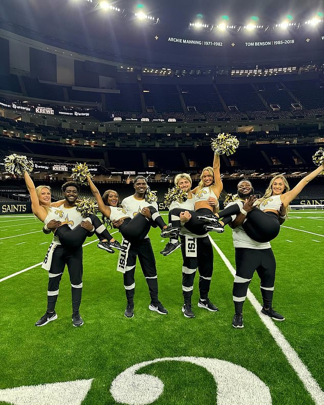 The New Orleans Saints also announced that they have hired more male cheerleaders