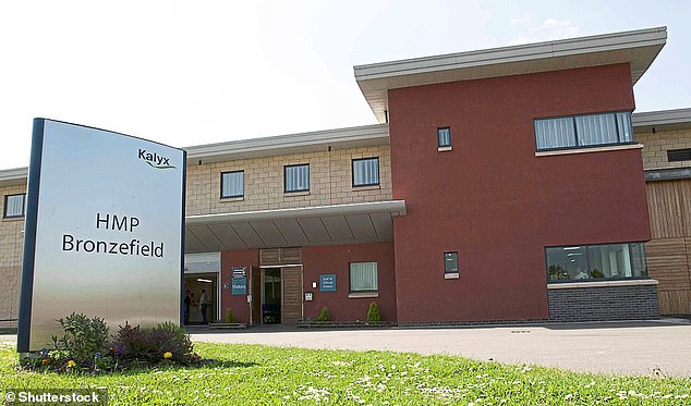An alleged source told the Sun: 'It has mostly been comments so far, but bosses are worried it'll escalate, hence the extra checks. 'The other reason is that she appears to have deluded herself she'll be out soon.' Pictured: HMP Bronzefield, where Letby is serving 15 life sentences