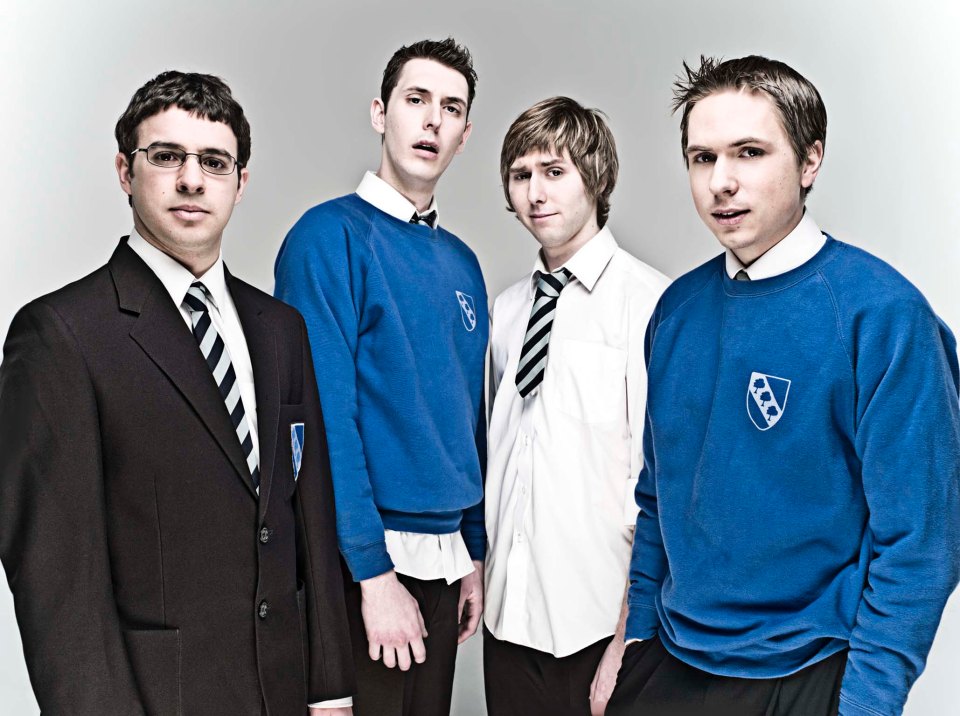 The Inbetweeners cast photo.