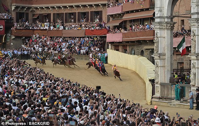 Tens of thousands of screaming spectators turned out to watch the action on Saturday