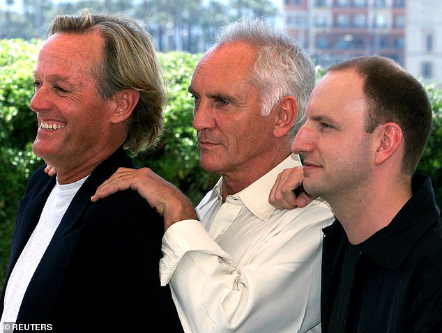 Peter Fonda, Terence Stamp and Steven Soderbergh promote 'The Limey' on May 15, 1999