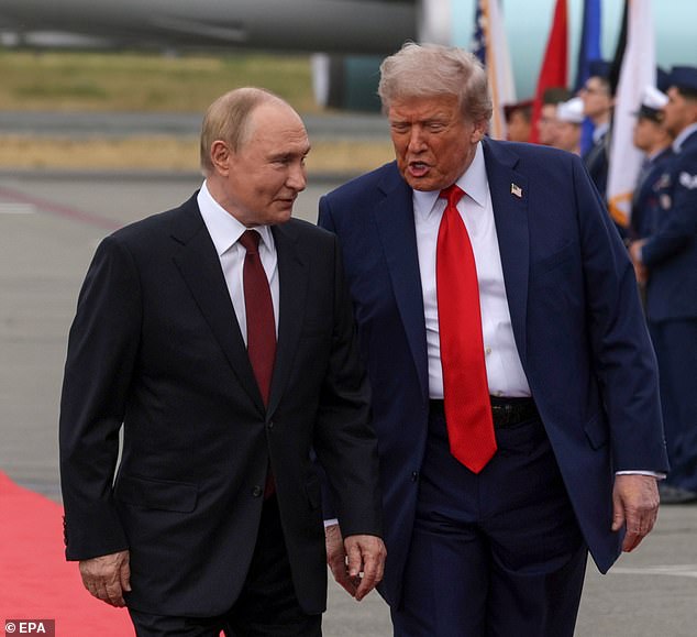 The letter came as her husband, President Donald Trump, met briefly with the Russian president in Alaska on Friday