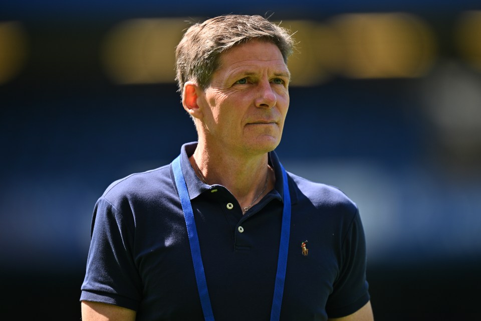 Oliver Glasner, manager of Crystal Palace.