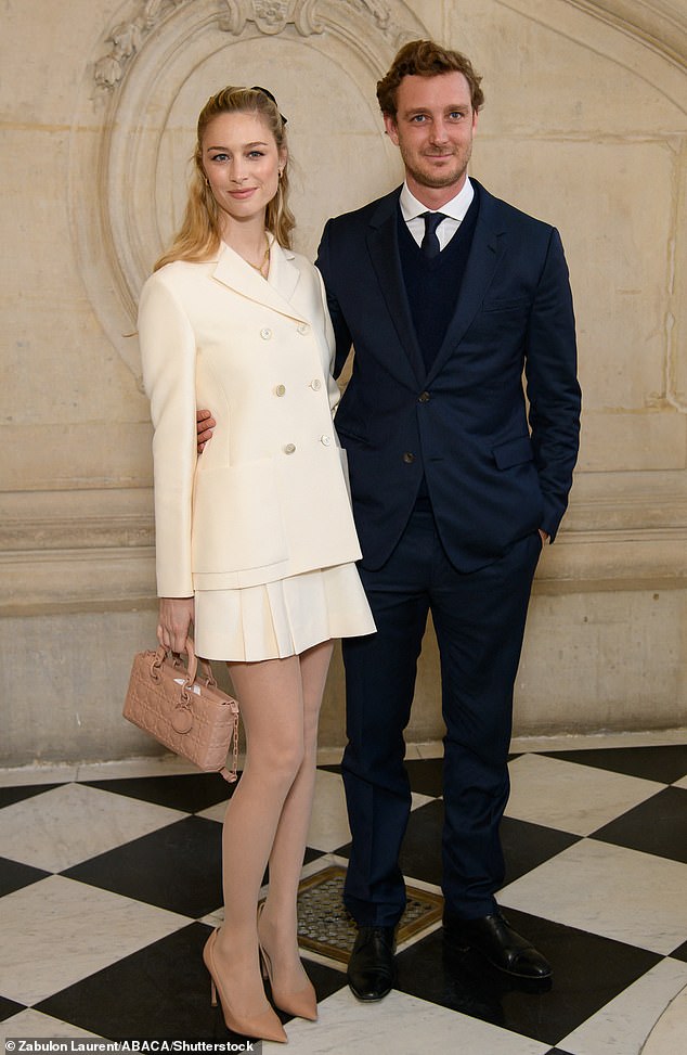 Beatrice often attends glamorous events alongside her husband, Pierre Casiraghi. Pictured at the Dior Haute Couture Spring/Summer 2022 show in Paris