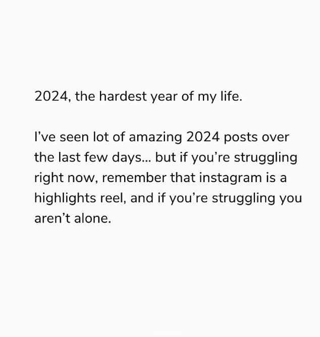 Adam referenced a post from last year where he discussed his struggles, but did not specify what was going on at the time