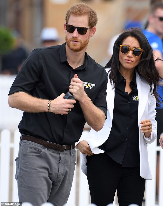 Harry and Meghan at the 2018 Invictus Games. Meghan had a Cinderella-esque rise growing up as a young girl in Los Angeles before she arrived at the Palace and became the Duchess of Sussex