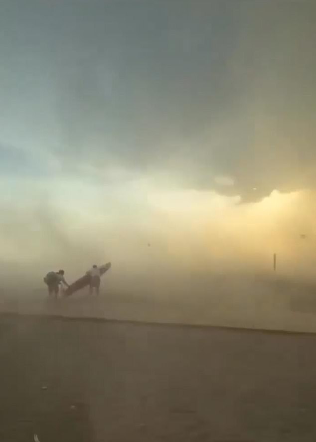 Two tornados and waterspouts formed during the heat burst, which affected resorts such as Motril and Almunecar south of Granada yesterday evening
