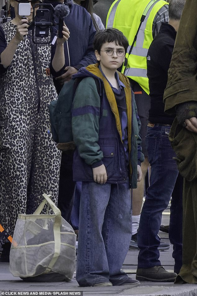 Filming for the highly anticipated HBO programme, which was first announced back in April 2023, is well and truly under way (pictured Dominic McLaughlin)
