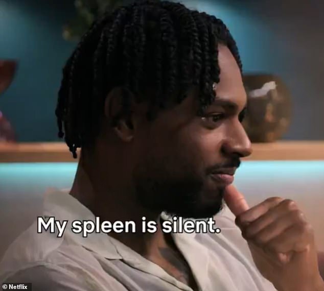 After a less successful date, he dramatically claimed: 'My spleen is silent'