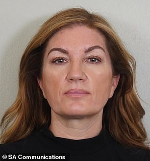 Karen before the non-invasive treatment