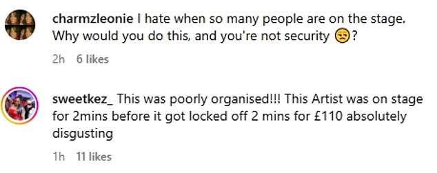 Taking to social media, people were quick to say they wanted their money back