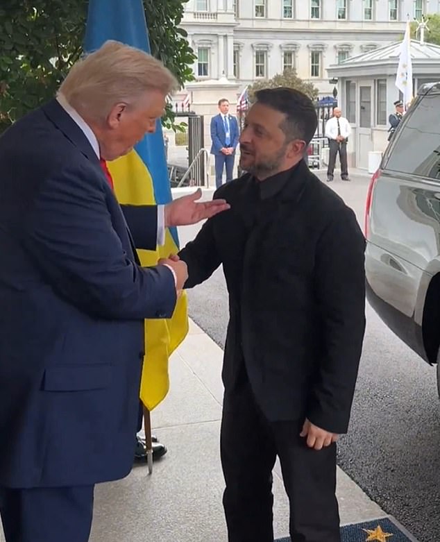 Donald Trump comments on Zelensky's suit outside the White House
