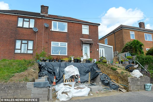 Mr Price spent £5,000 converting his front garden into a drive (pictured) before he was ordered to rip it up by council officials